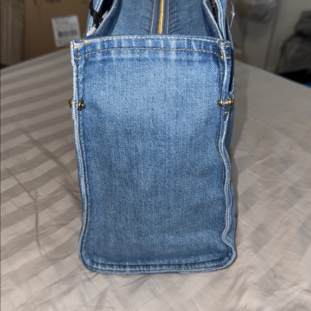 Coach Denim Cargo Medium Tote Sold Out - Picture 8 of 14